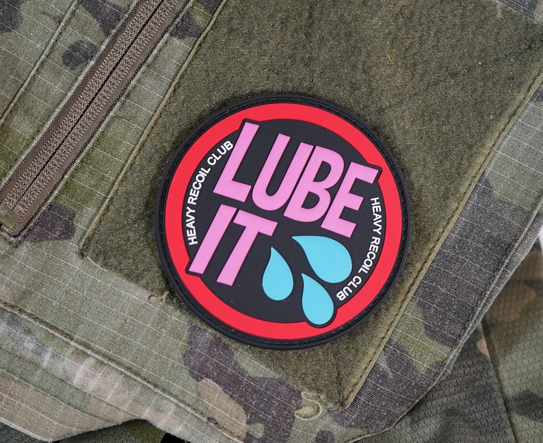 Heavy Recoil Club | Lube It PVC Patch - Etsy