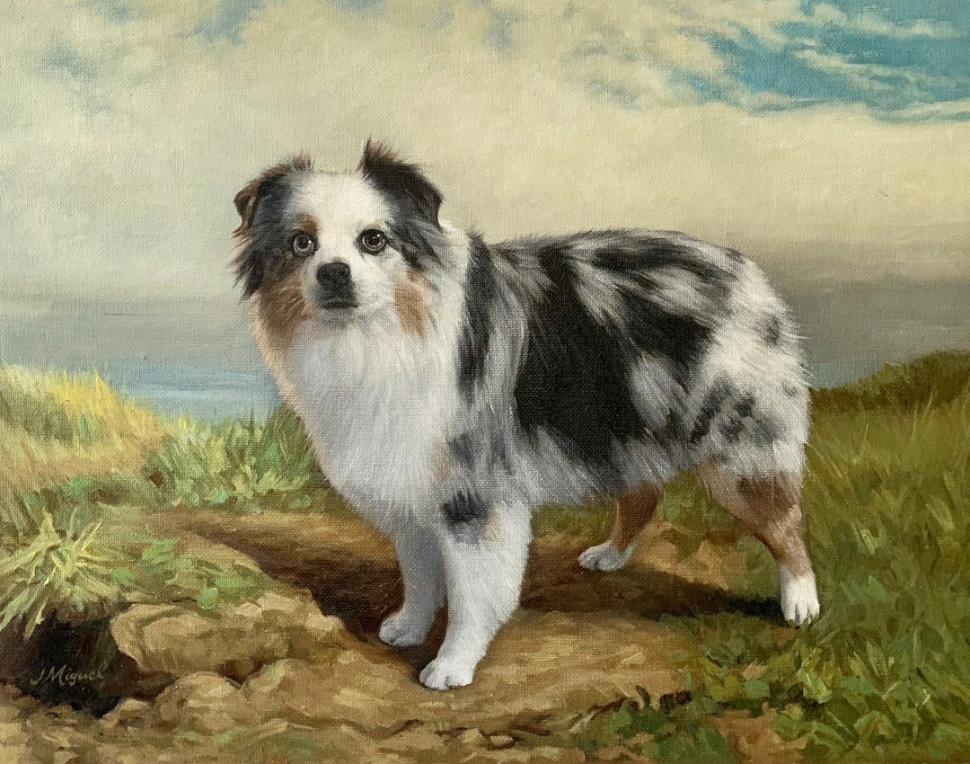 Vintage Pet Vintage Dog Custom Pet Portrait