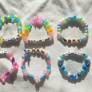 Custom Kpop Beaded Bracelets