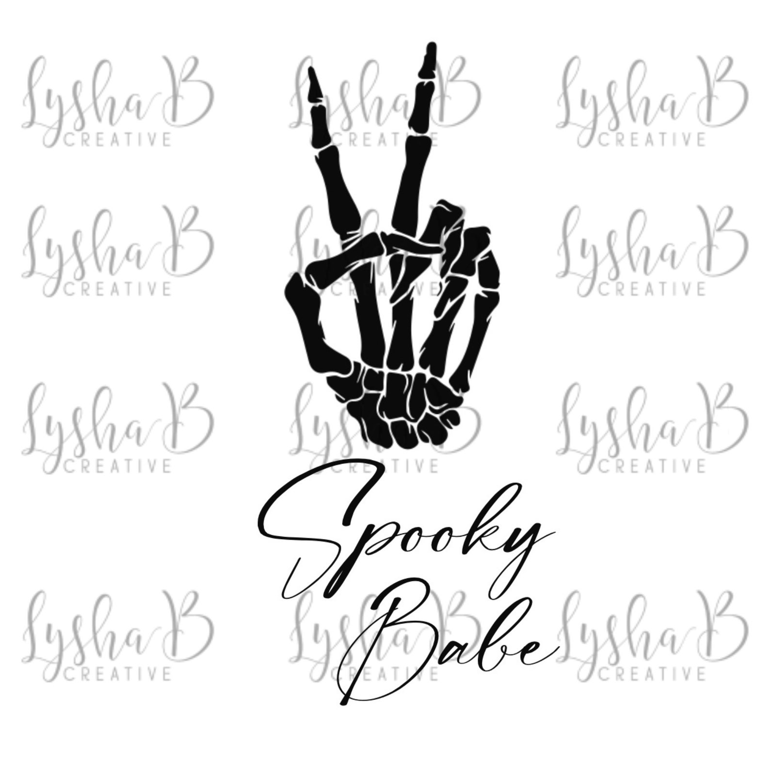 Spooky Babe Skeleton SVG PNG File Halloween Tumbler Decal - Etsy