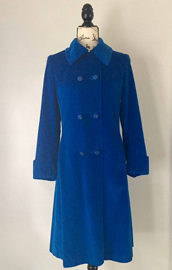 VTG RARE 1960s Surrey Classics Cerulean Royal Blu… - image 1