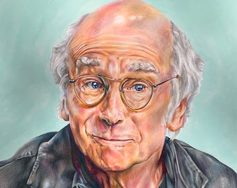 Larry David print