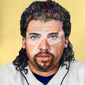 Kenny Powers original colored pencil illustration