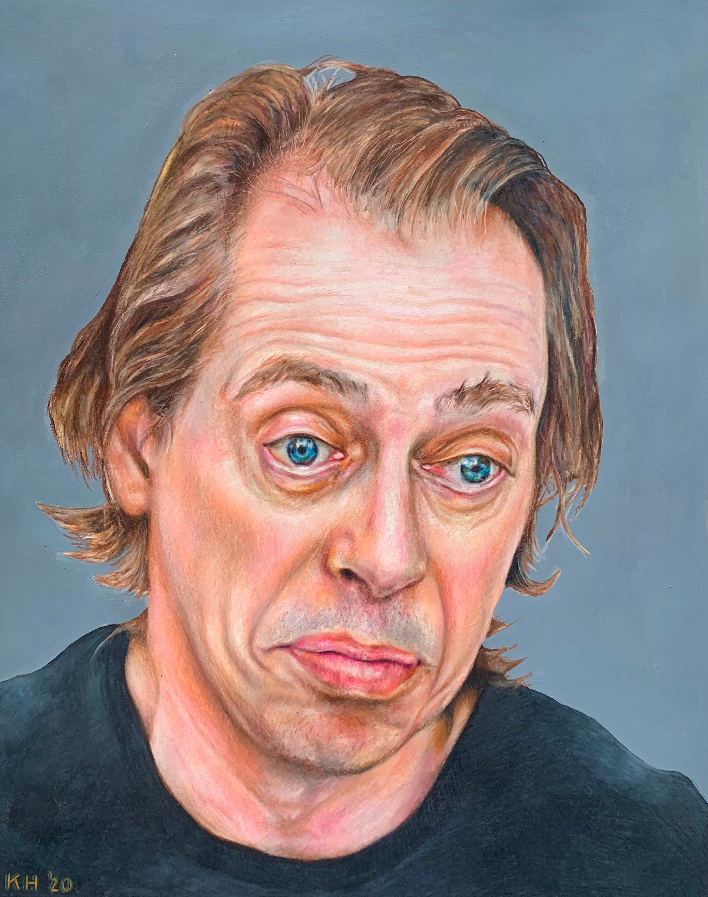 Steve Buscemi Original Colored Pencil Illustration | Etsy