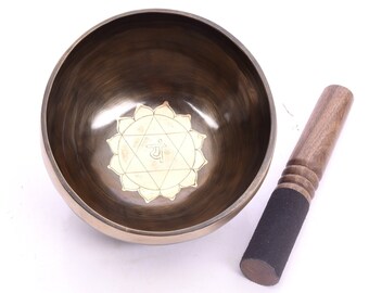 Handmade 7-inch Singing Bowl Set – Chakra Meditation, Sound Healing