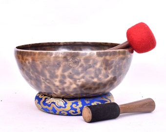 13 inches Head Therapy full moon singing bowls - 33 cm diameter large Chakra Balancing therapy bowls -Tibetan Singing bowl for peace of mind