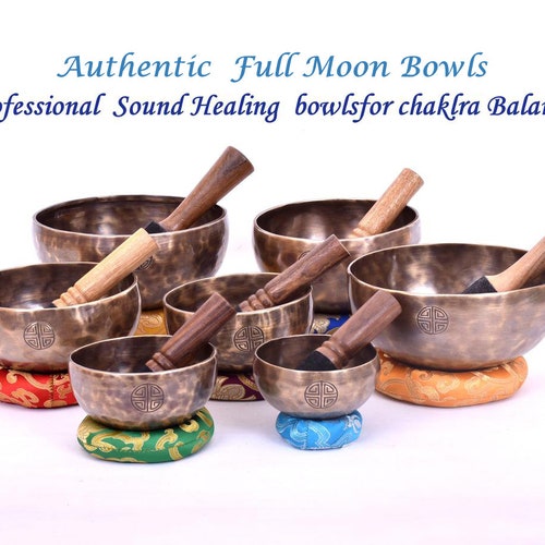 Professionally Tuned Singing Bowl Chakra Setchakra Healing Etsy