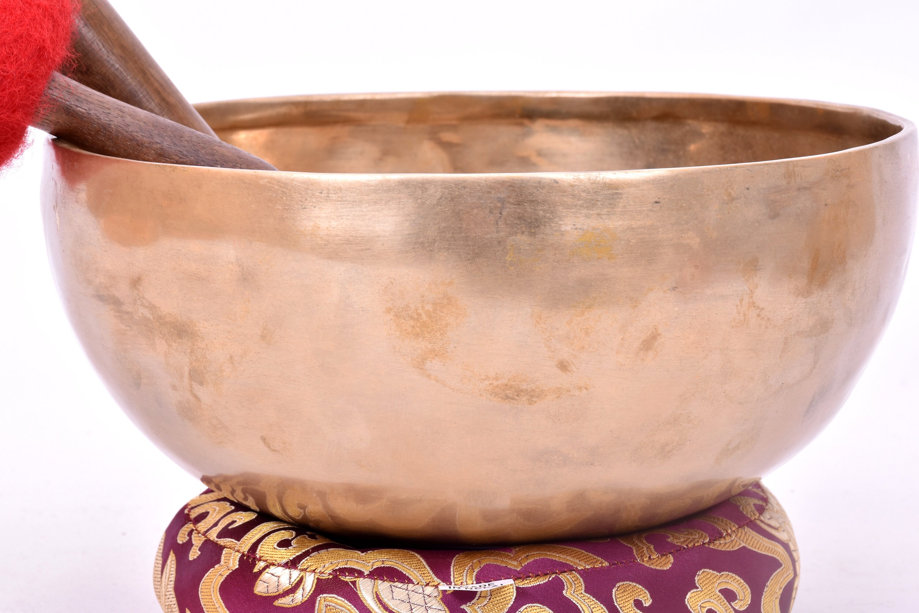 9インチシンギングボウル - 23cmチベットシンギングボウル（マレット