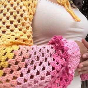 PATTERN ~ The Lolita Shawl Crochet ~ Bolero Pattern ~ Made to measure pattern