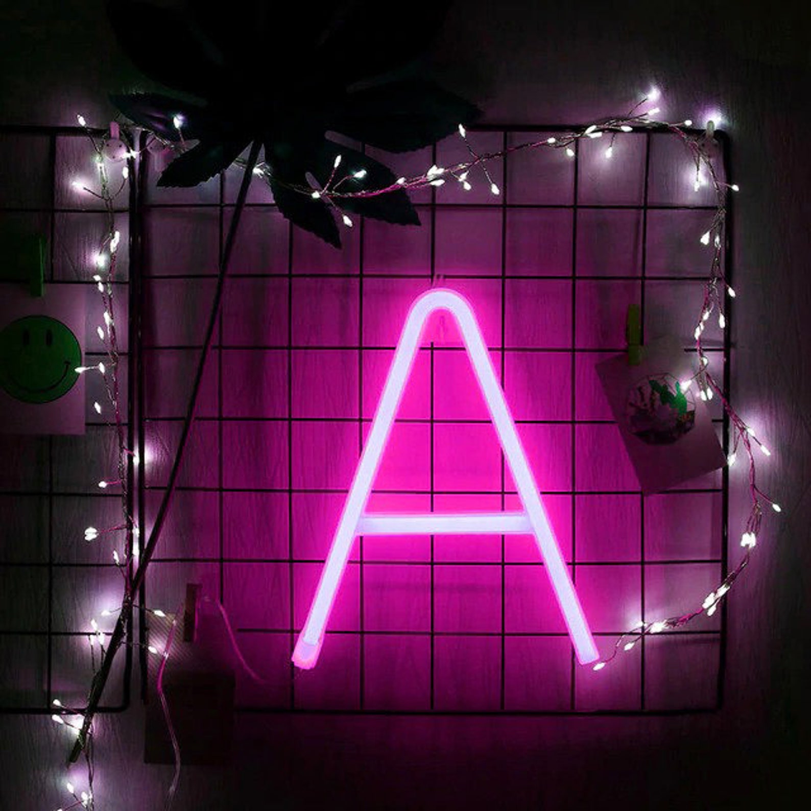 Custom White Neon Light Letters & Numbers LED Personalized Etsy