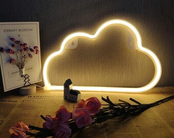 LED Cloud Neon Light Light Night Lamp Wall Art Room Party LED Cloud Neon Light Light Night Lamp Wall Art Room Party