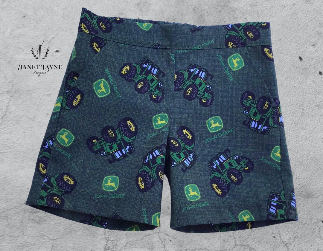 Buy John Deere Tractor Shorts Tractor Shorts Olive Green John Deere  Shorts Farm Shorts Truck Shorts John Deere Shorts Online in India 