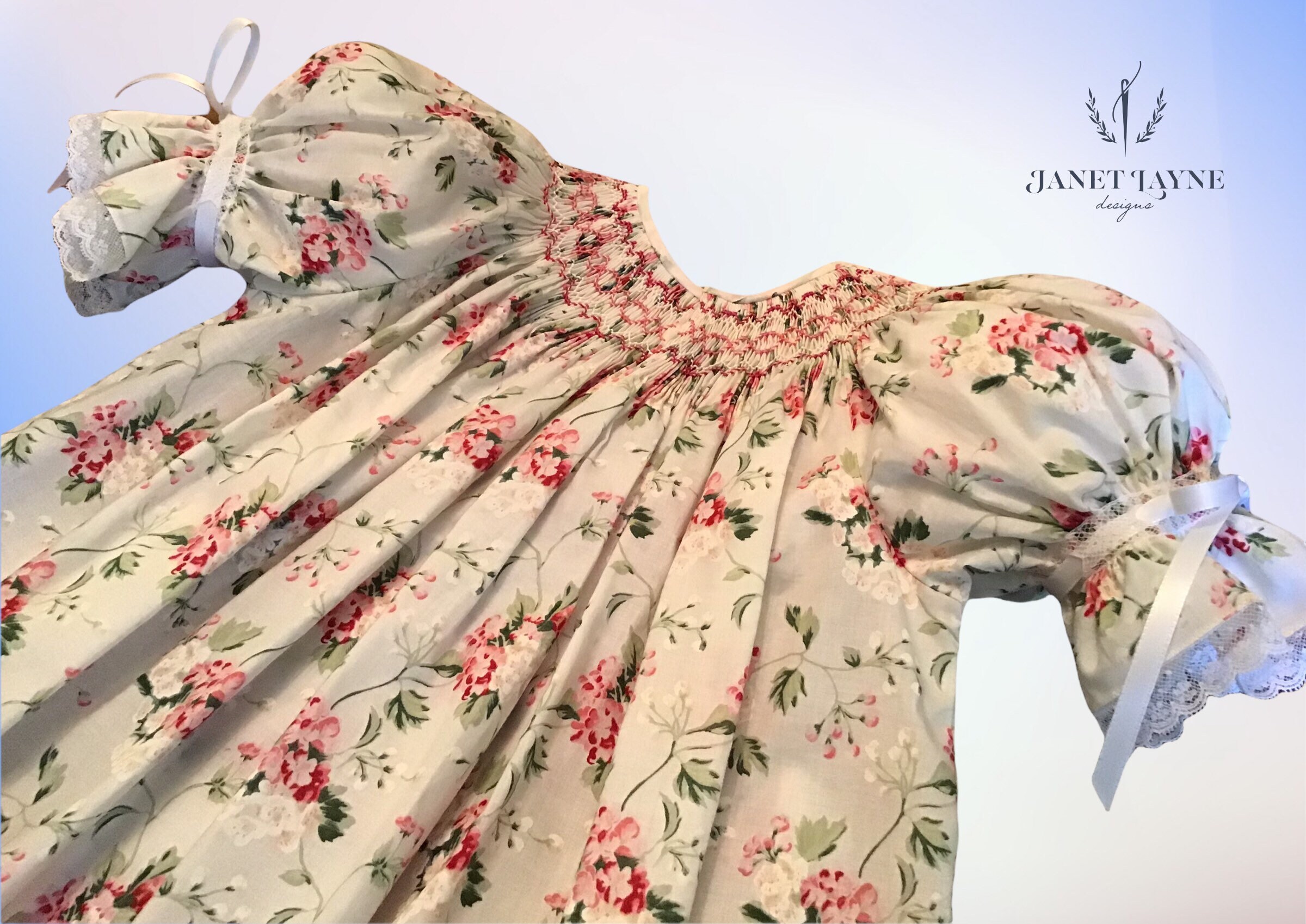 Victoria Louisa Heirloom Smocked Dress