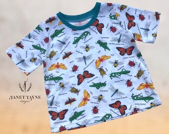 Butterfly Shirt - Butterfly Tee Shirt - Butterflies & Insects Tee - Monarch Butterfly Shirt - Child's Nature Tee - Size 3T Tee