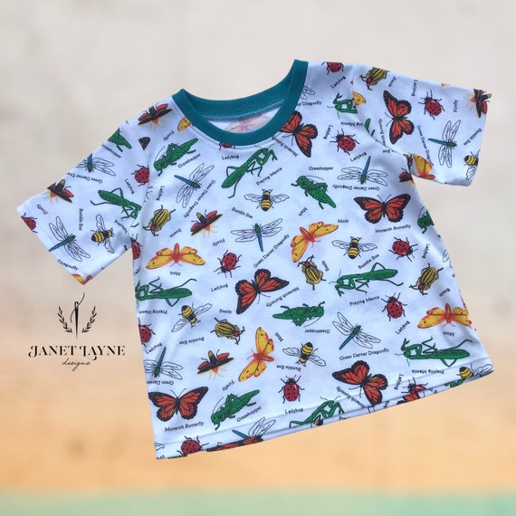 Butterfly Shirt - Butterfly Tee Shirt - Butterflies & Insects Tee - Monarch Butterfly Shirt - Child's Nature Tee - Size 3T Tee