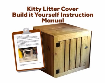 Homemade Cat Litter Box Plastic Storage Hidden Cat Litter Box Diy