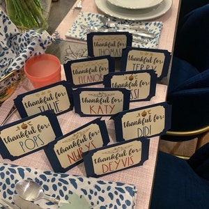 Tarjetas de lugar de nombre personalizadas - cualquier ocasión