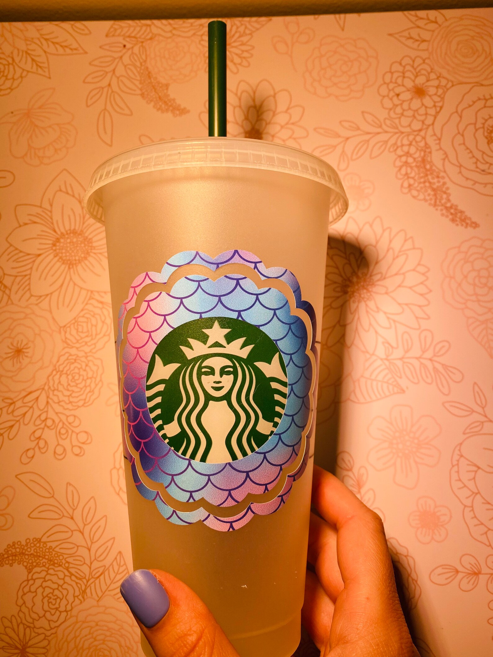 Mermaid Starbucks cup Starbucks tumbler personalized cup Etsy