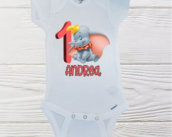 Dumbo first birthday outfit Clearance