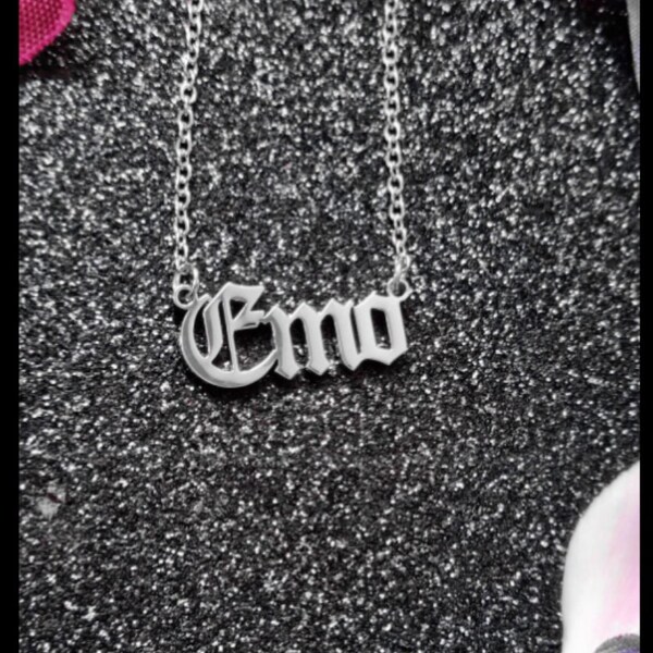 Emo Necklace Etsy