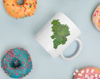 Belgium Map Coffee Mug