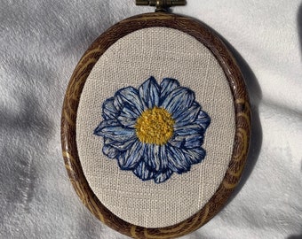 Textured Blue Flower