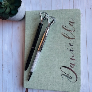 Personalized Journal and Pen Set / Diary Book / Travel Notebook / Journals and Notebooks / Gift for Teacher / Mother’ Day Gift Idea