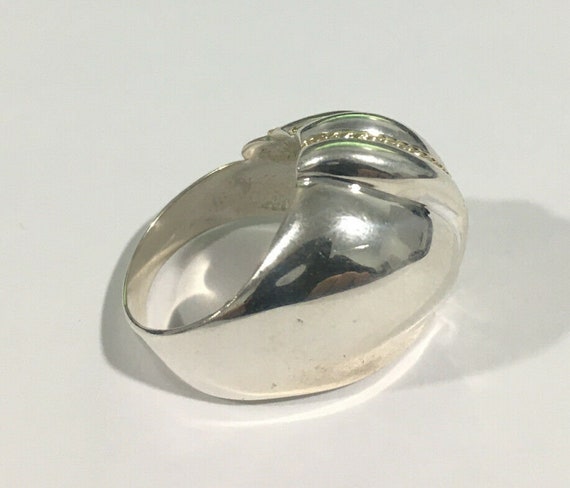 Charles Krypell 925 Silver &14k Yellow Gold Vintage Twist  Charles Krypell 925 & 14k Gold Vintage Twist Ring main image 1