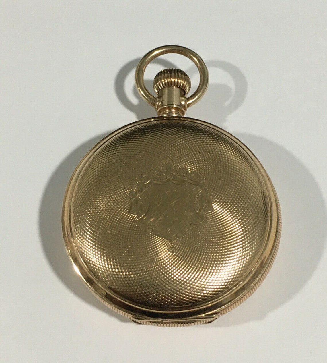Antique Gold Plated A.W. Co. Waltham Wind up Pocket Watch Etsy