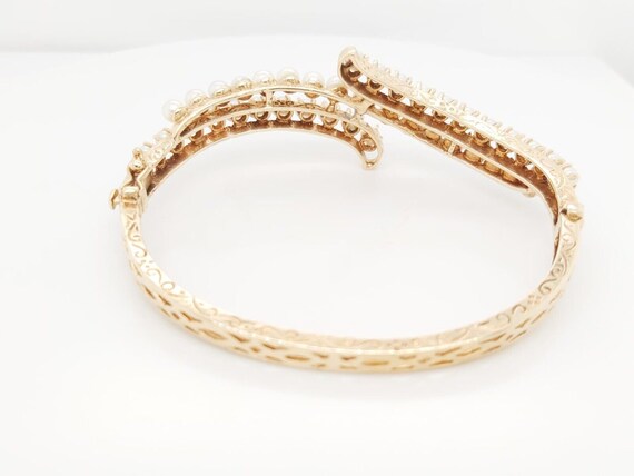 14K イエロー ゴールド ヴィンテージ レディース バングル