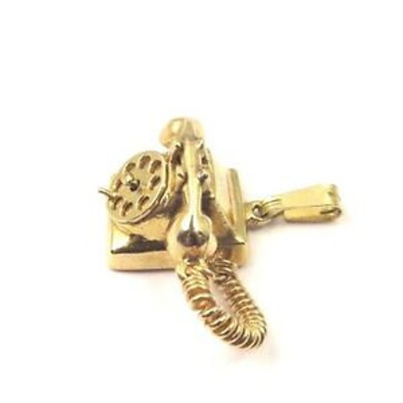 14k Yellow Gold Vintage Estate Jewelry 3D Rotatin… - image 2