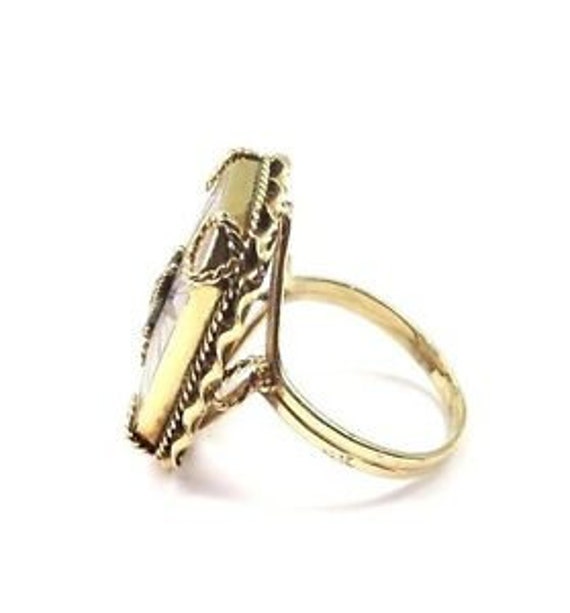 14k Yellow Gold Vintage Estate Jewelry Women's Co… - image 4