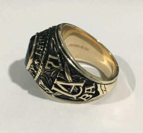 10k Yellow Gold Adelphi University 1896-1971 BA S… - image 4