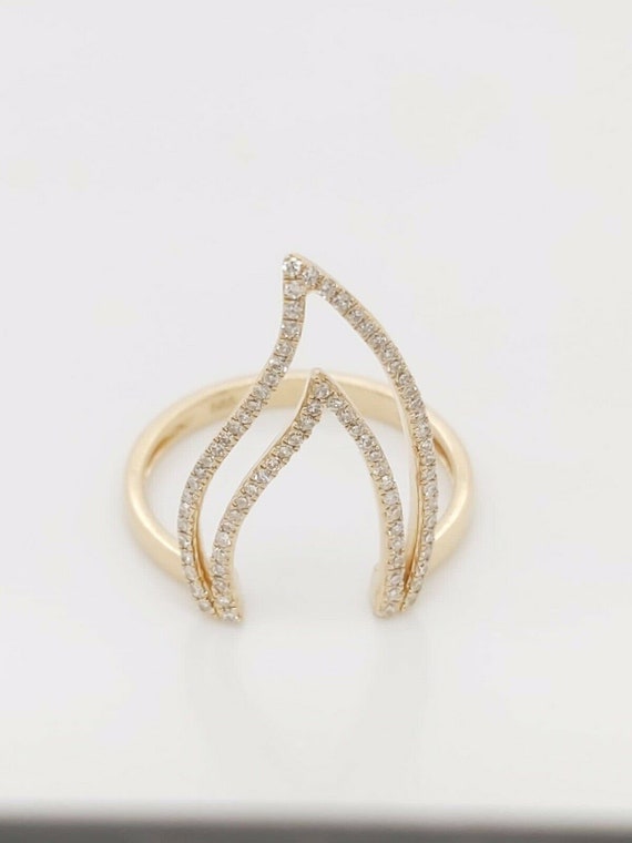 Buy Mia by Tanishq 14k Gold & Diamond Wing Ring for Women Online At Best  Price @ Tata CLiQ