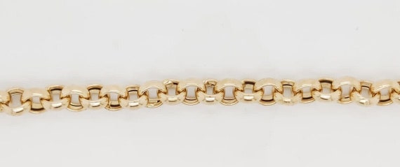 14k Two Tone Gold Charm Bracelet - image 4