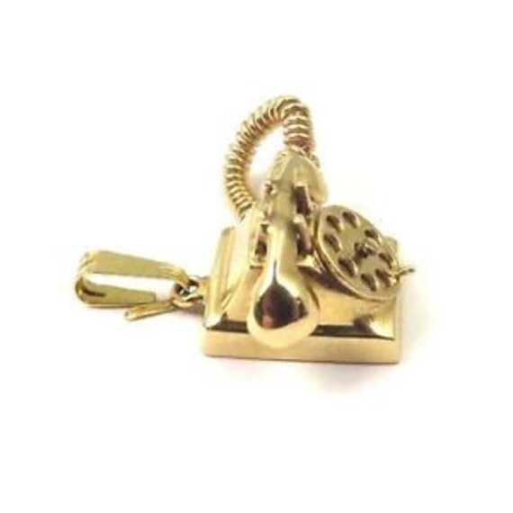 14k Yellow Gold Vintage Estate Jewelry 3D Rotatin… - image 3