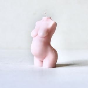 Świeca Kobieta w Ciąży, Prezent na Baby Shower, Prezent na Ciążę