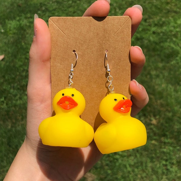Rubber Duck Earrings Etsy