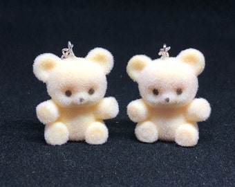 mini flocked teddy bears in bulk