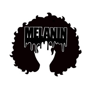 Melanin Black Girl, Black Lives Matter Svg, PNG, BLM, svg, Black Woman PNG,Afro,Black Girl Magic, Silhouette, Cutting Vector Digital File