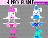 Bunny frame svg, Easter bunny svg, Bunny name svg, Rabbit easter svg, Bunny frame svg, Monogram frame svg, eps, png, pdf, svg for cricut