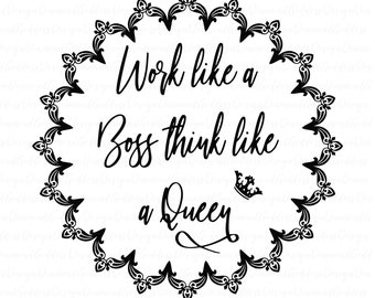 Mom Boss Queen Svg Etsy