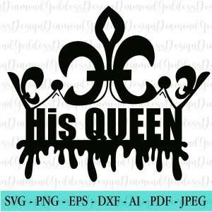La sua regina SVG, Regina SVG, Nero Live Still Matter SVG, Blm, Afro, corona Svg, Regina, Vettore, Tshirt, Cut File Cricut, Silhouette