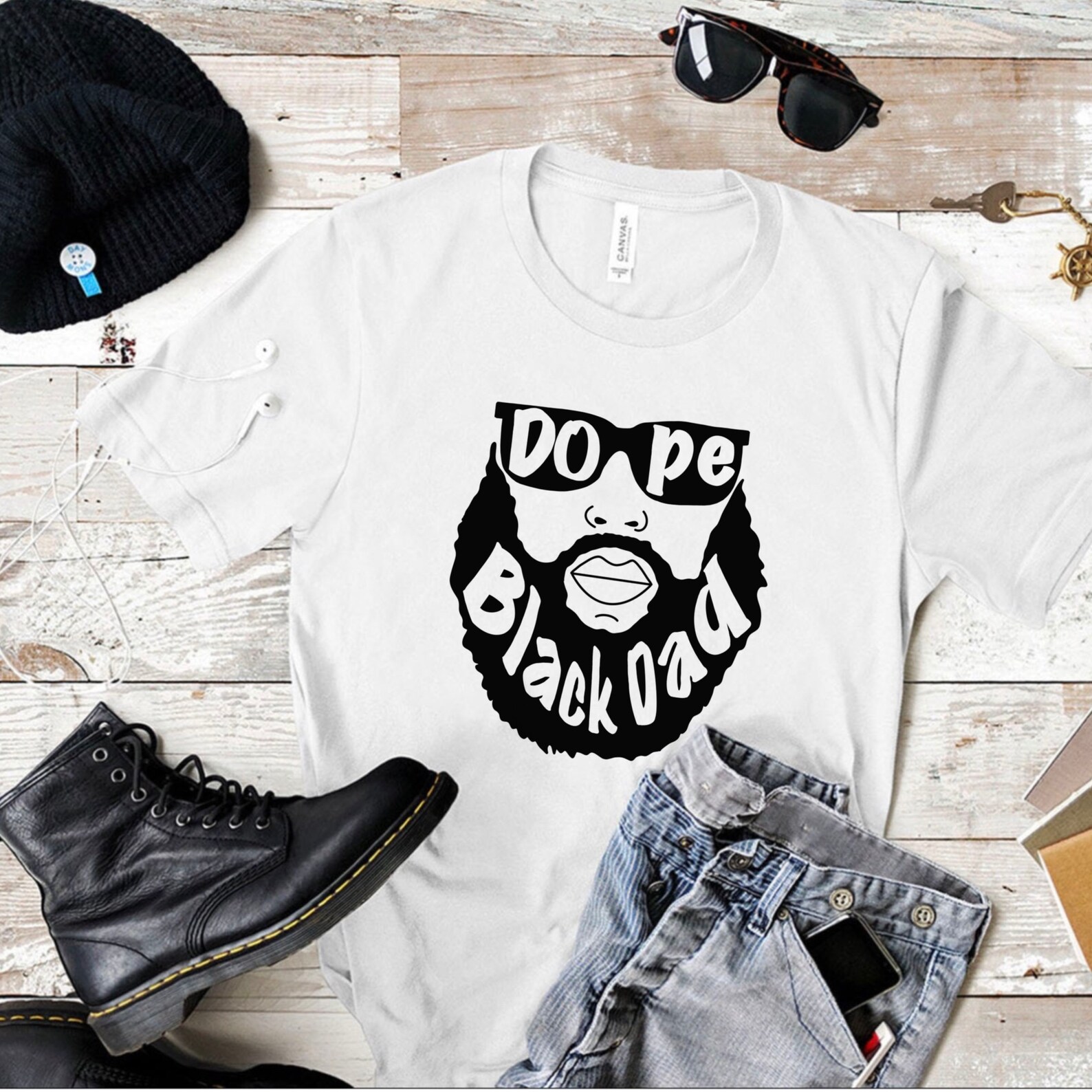 Free Free 192 Dope Black Father Shirt Svg SVG PNG EPS DXF File