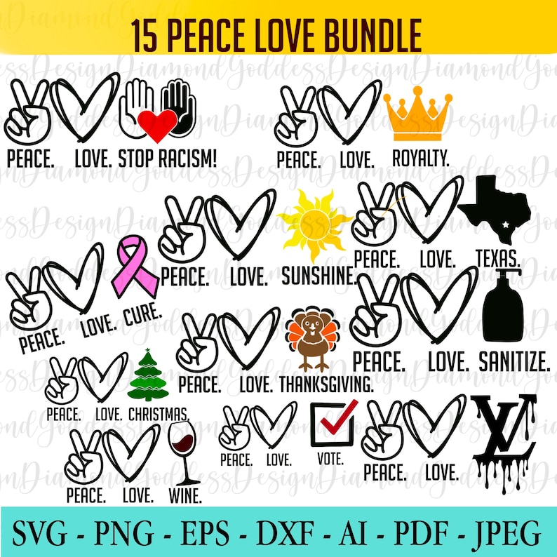 Free Free 289 Peace Love Sunshine Svg Free SVG PNG EPS DXF File