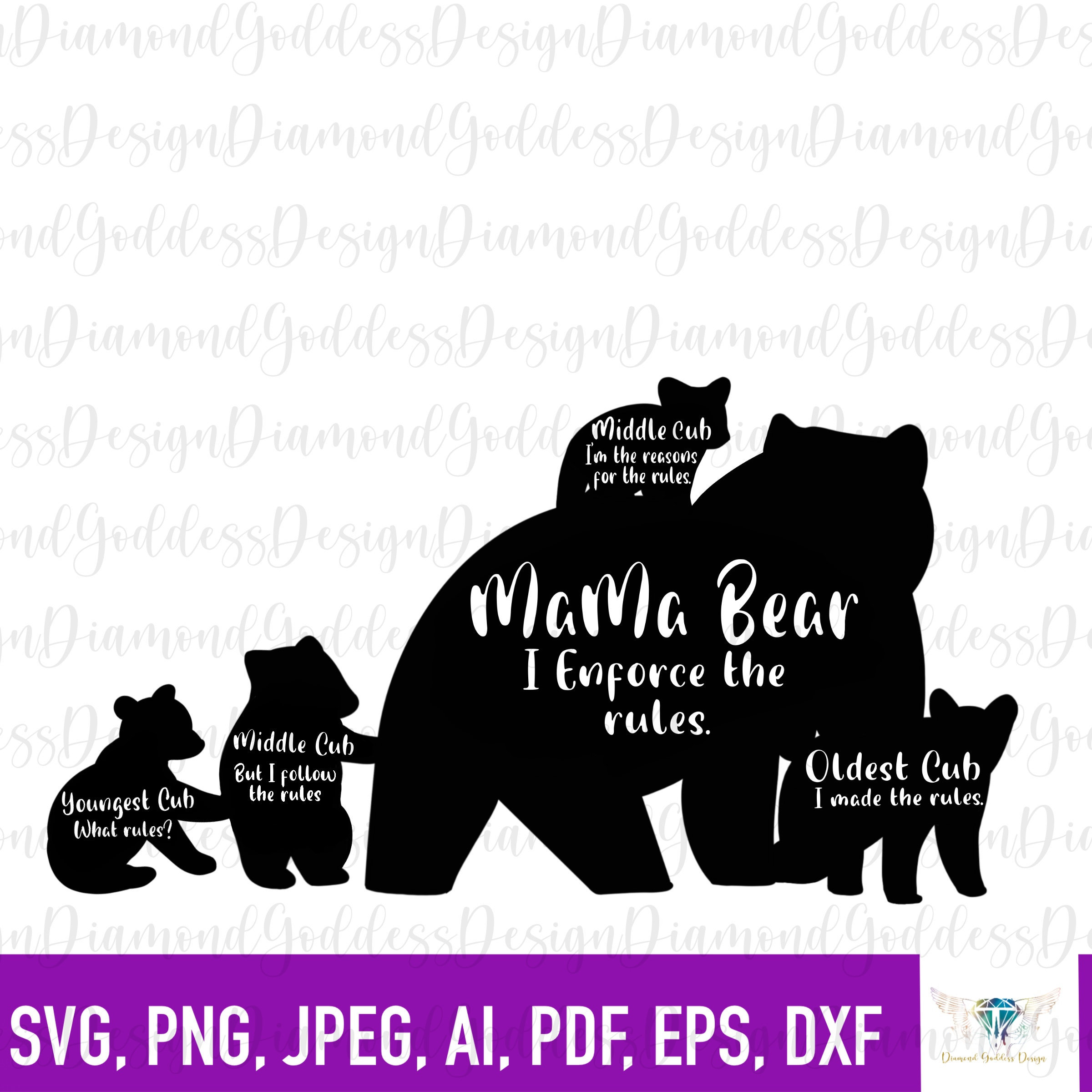 Mama Bear With Four Cubs Mom T Shirt Mothers Day Shirts For Mama Bear With Four Cubs Mom T Shirt Mothers Day Shirts For