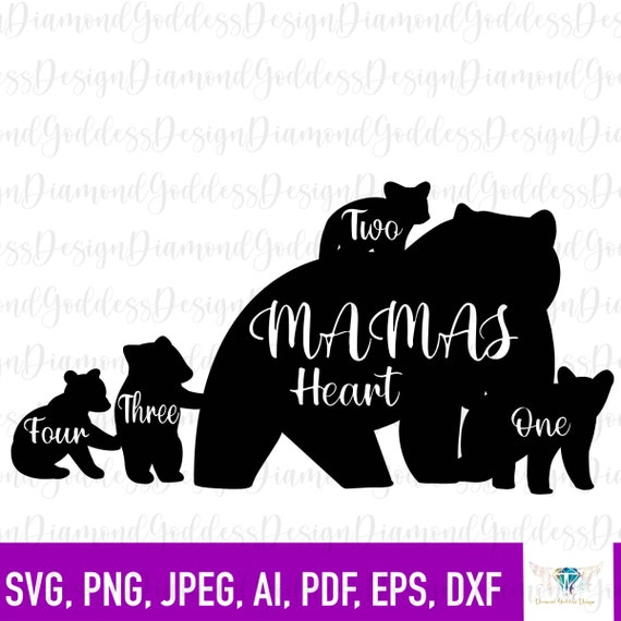 Mama Bear With Four Cubs Mom T Shirt Mothers Day Shirts For Mama Bear With Four Cubs Mom T Shirt Mothers Day Shirts For