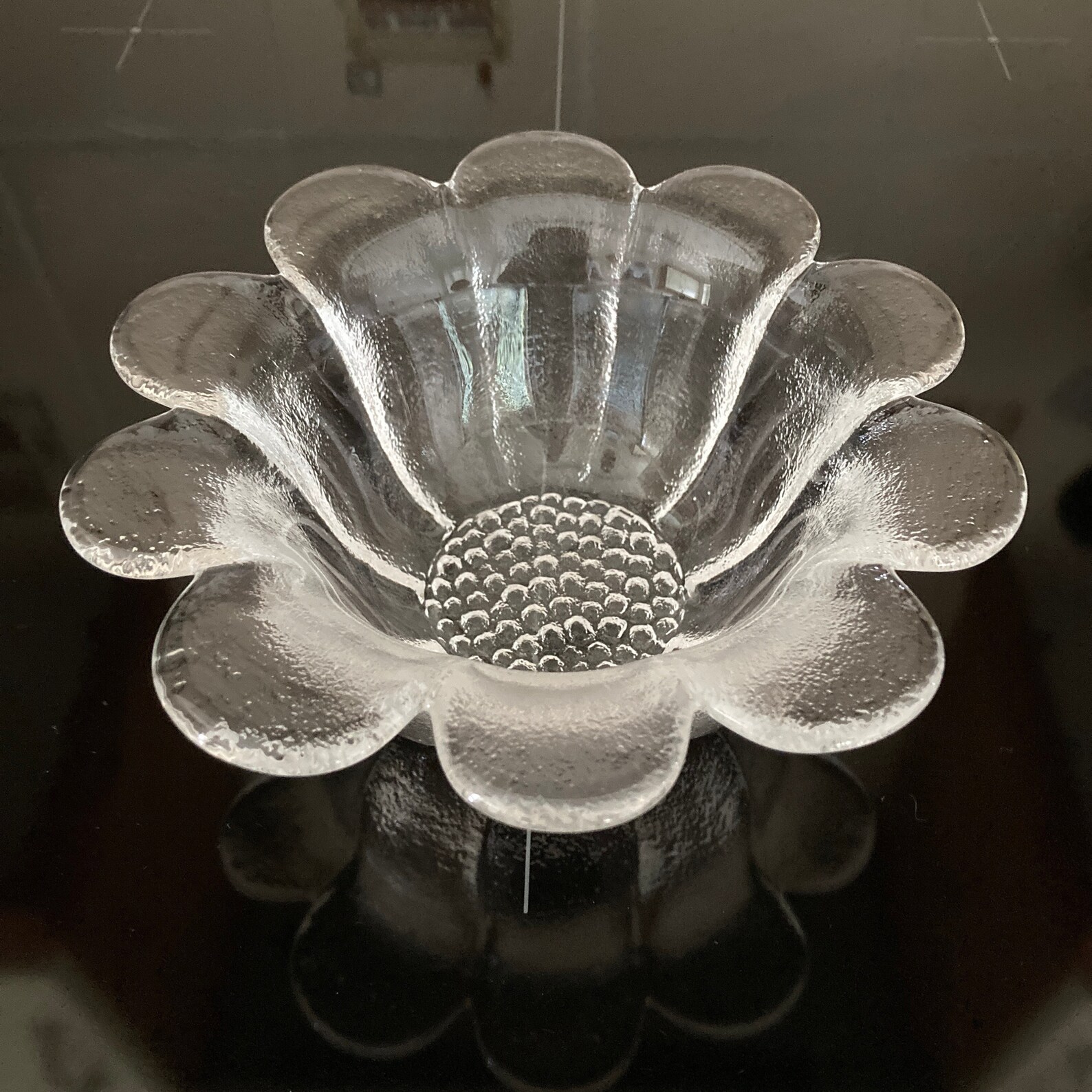 Dartington Daisy Bowl Dish Serving Lead Crystal Glass Dining Etsy