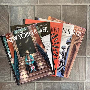 The New Yorker Magazine (Set of Five) October 2017 Issues Lifestyle USA United States of America President Trump Contemporary