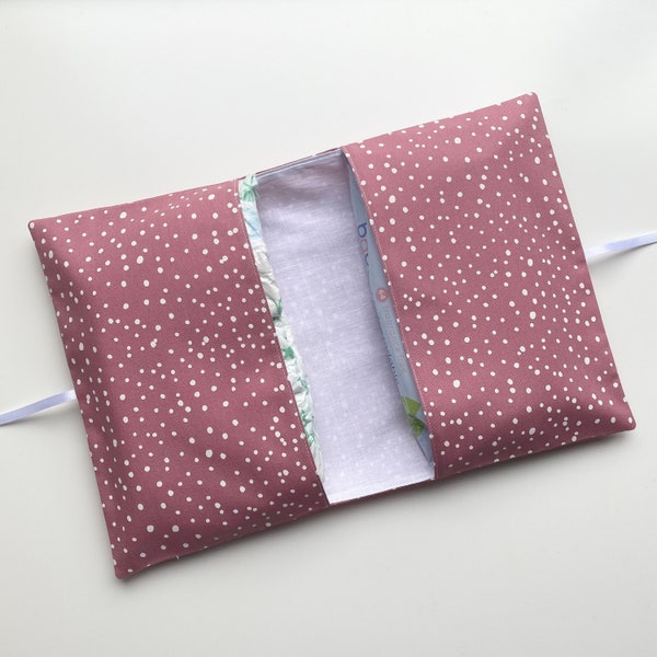Dusky Rose Dalmatian, Nappy & Wipes Wallet, Holder, Diaper Bag, Nappy Case, Handmade, New baby, New mum gift, UK